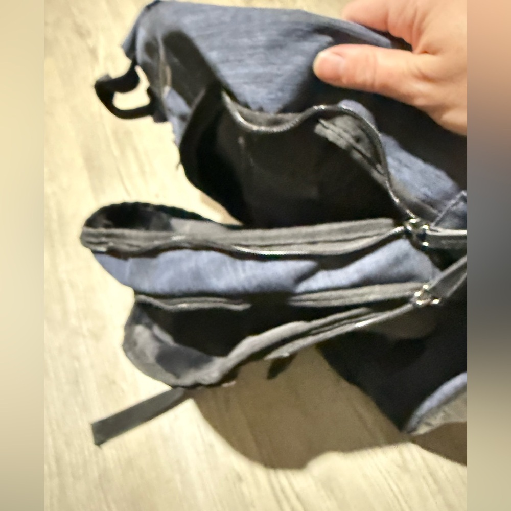 Merona Blue & Black Backpack - Picture 6 of 10